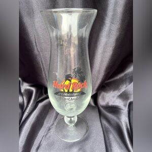 NIB Hard Rock Cafe “Chicago” Hurricane Glass